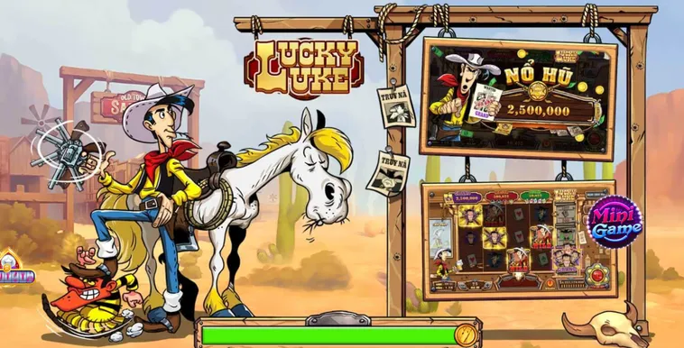 Nổ Hũ Lucky Luke Tại RikVip Đỉnh Cao Chinh Phục Kho Báu Miền Tây