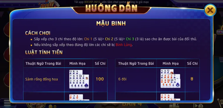 Mậu Binh Tại RikVip Đỉnh Cao Chiến Thuật Với Những Phần Thưởng Hấp Dẫn