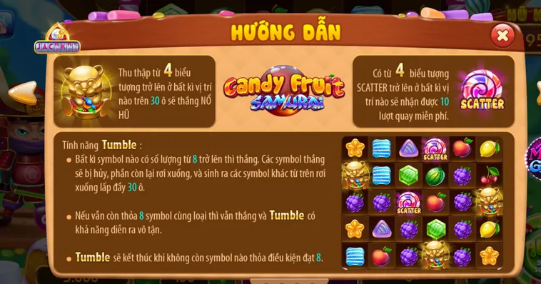 Nổ Hũ Candy Fruit Samurai Tại RikVip Siêu Phẩm Kết Hợp Phong Cách Độc Đáo