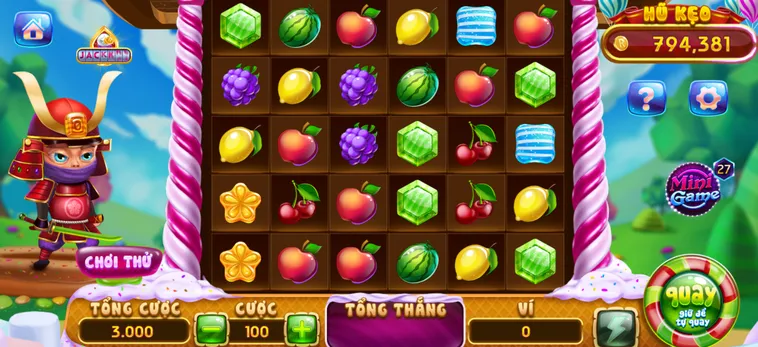 Nổ Hũ Candy Fruit Samurai Tại RikVip Siêu Phẩm Kết Hợp Phong Cách Độc Đáo
