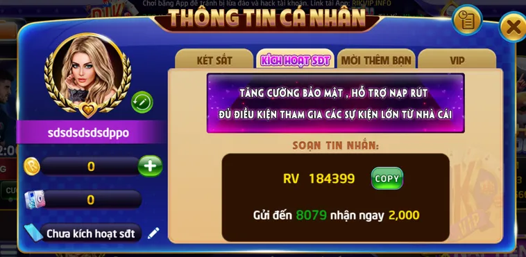 Bảo Mật Tài Khoản Của Bạn Tại RikVip Để Bảo Đảm An Toàn
